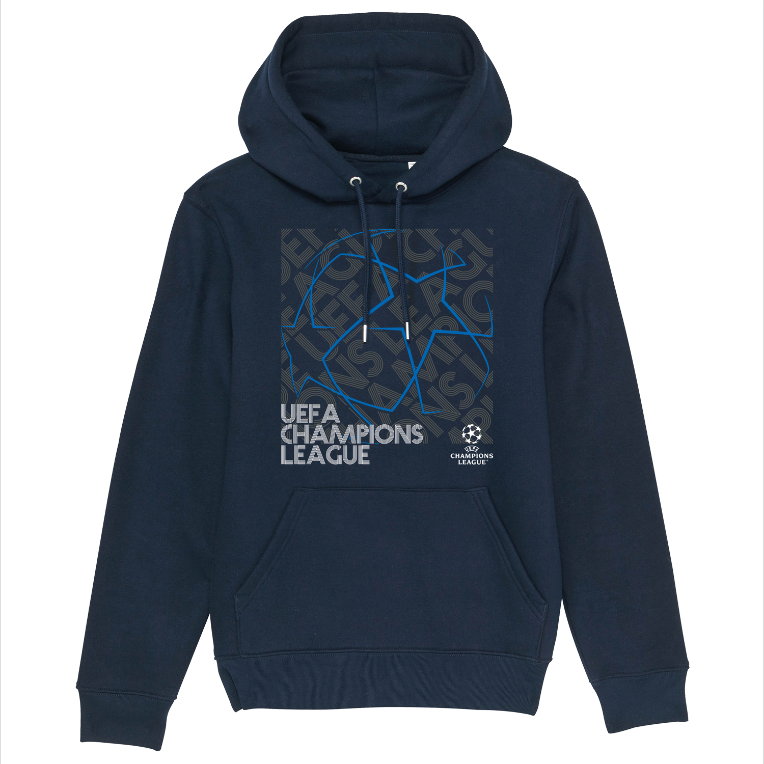 UEFA Champions League - Urban Starball Navy Hoodie UEFA Club Competitions Online Store