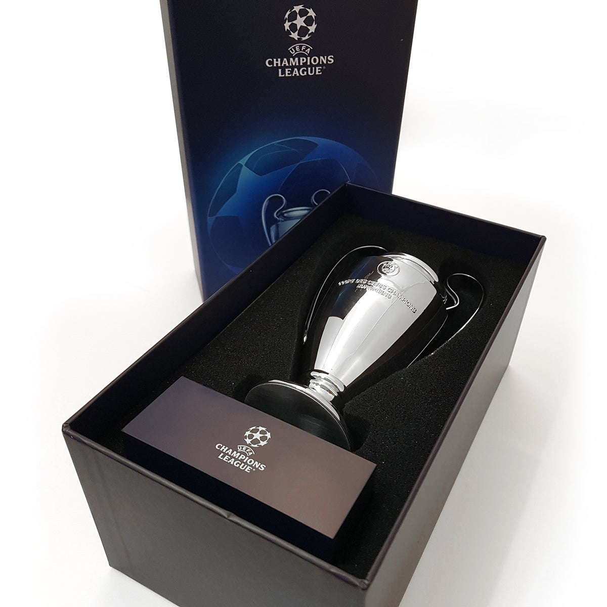UEFA Champions League 150mm 3D Replica Trophy with Stand UEFA Club Competitions Online Store