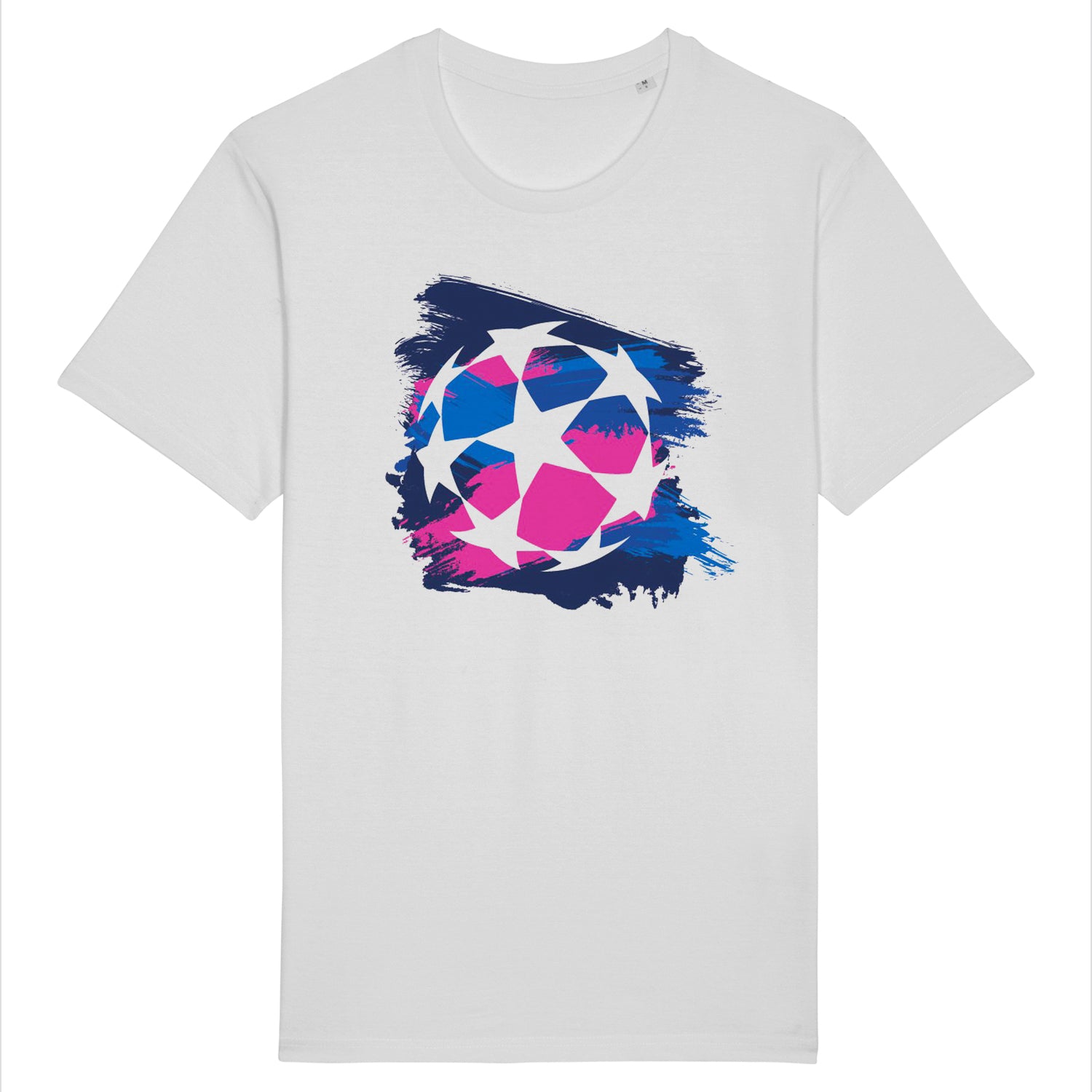 UEFA Champions League - Starball Grunge White T-Shirt UEFA Club Competitions Online Store