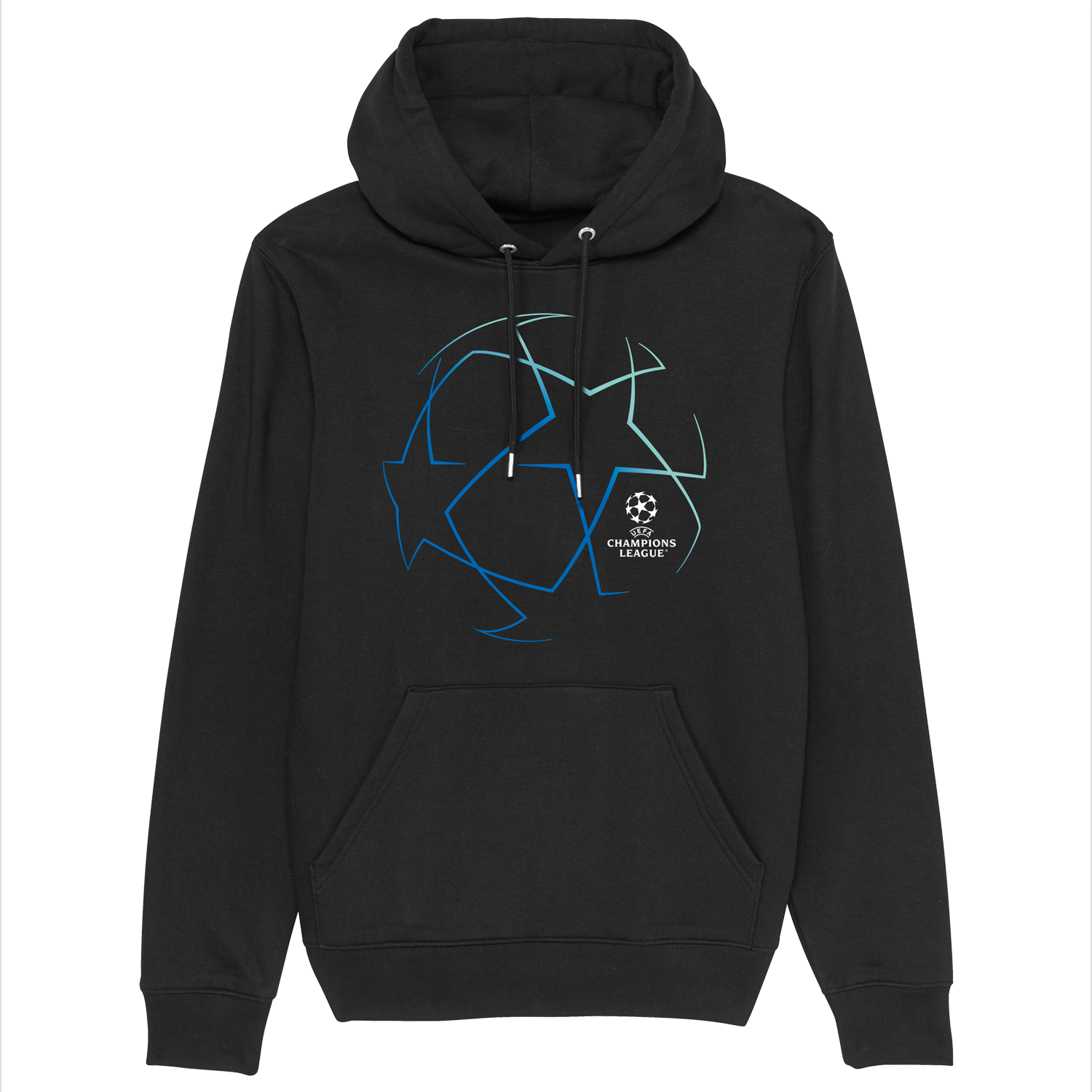 UEFA Champions League - Starball Black Hoodie UEFA Club Competitions Online Store