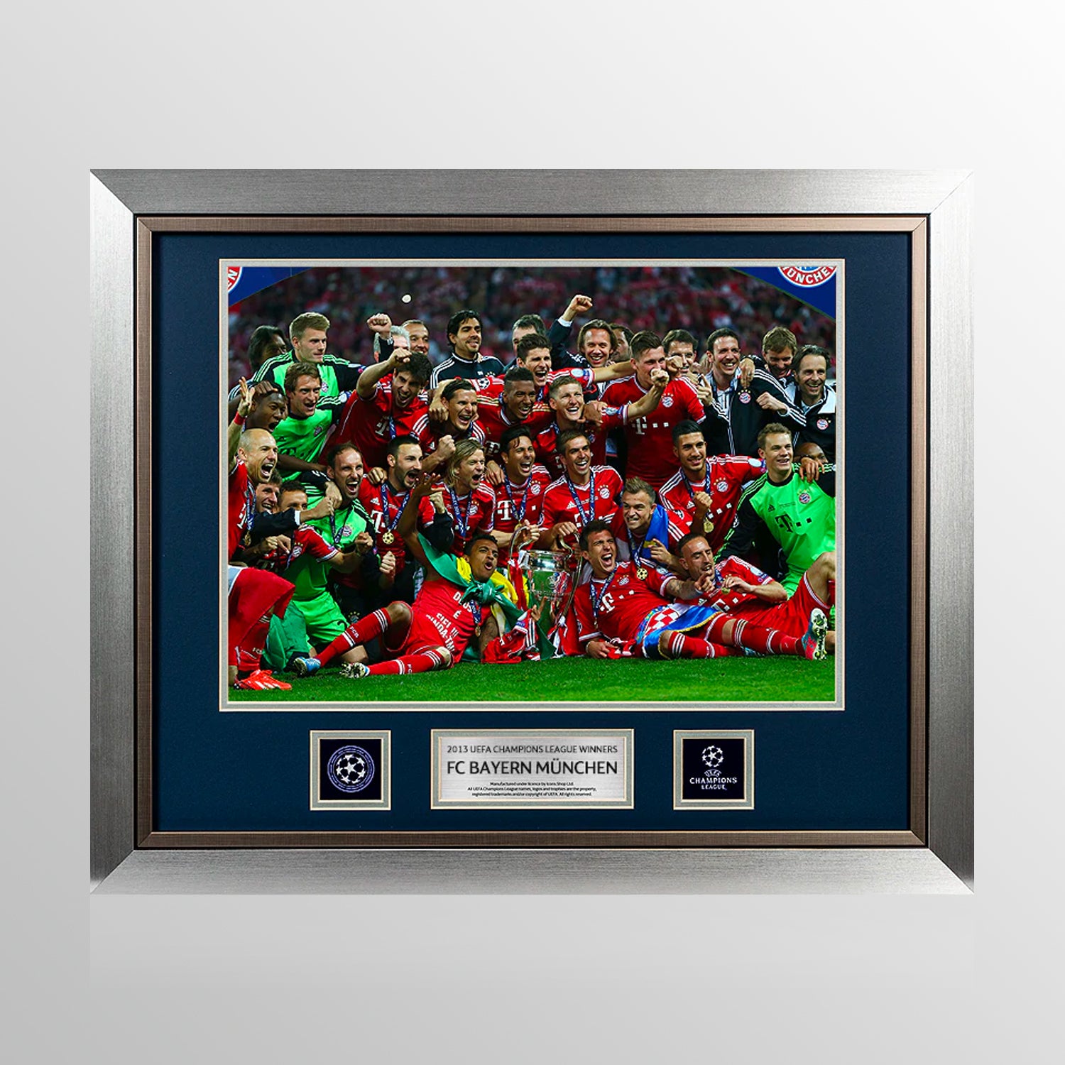 UNSIGNED Bayern Munich Official UEFA Champions League Framed Photo: 2013 Winners UEFA Club Competitions Online Store