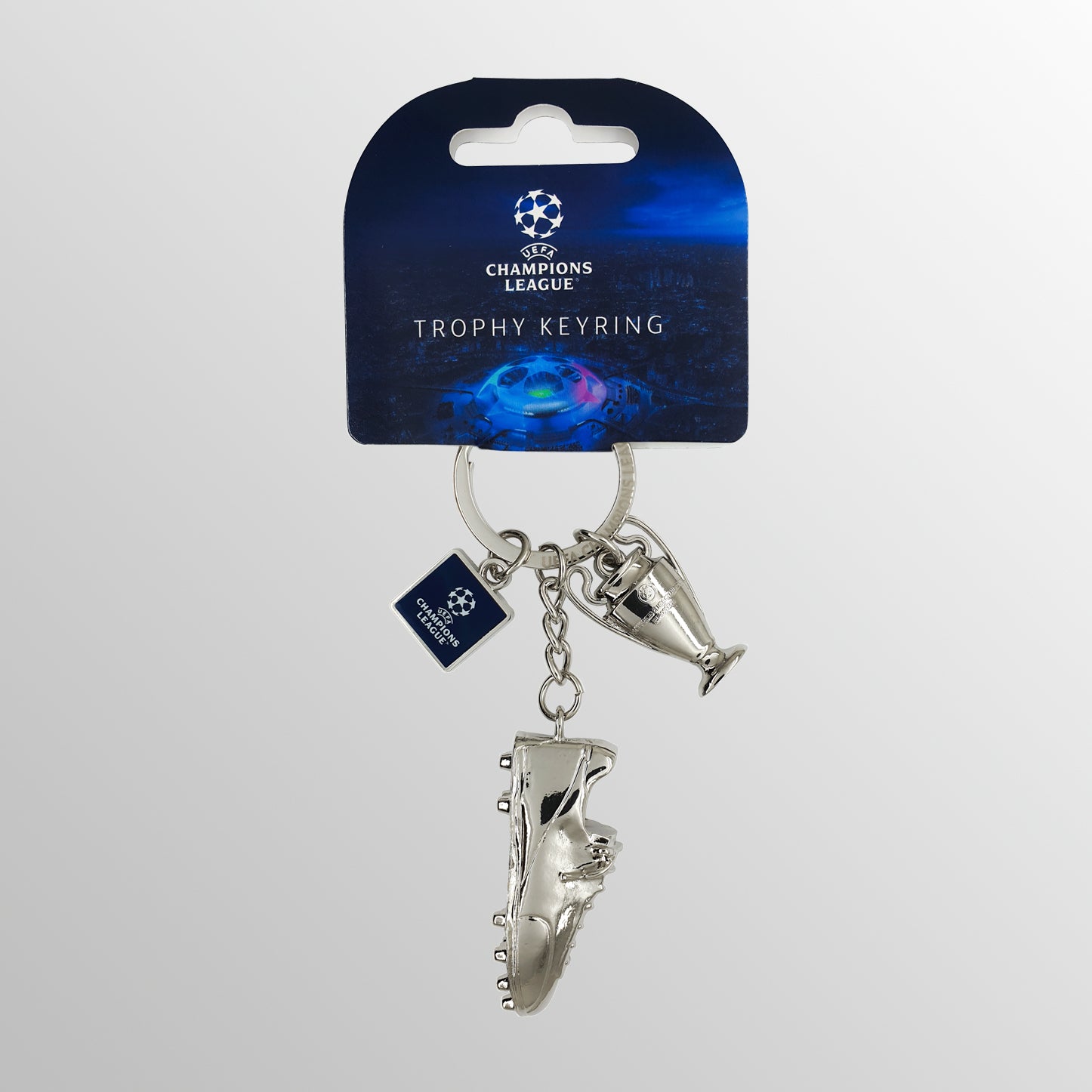 Football Boot & Mini Trophy Replica Keyring UEFA Club Competitions Online Store