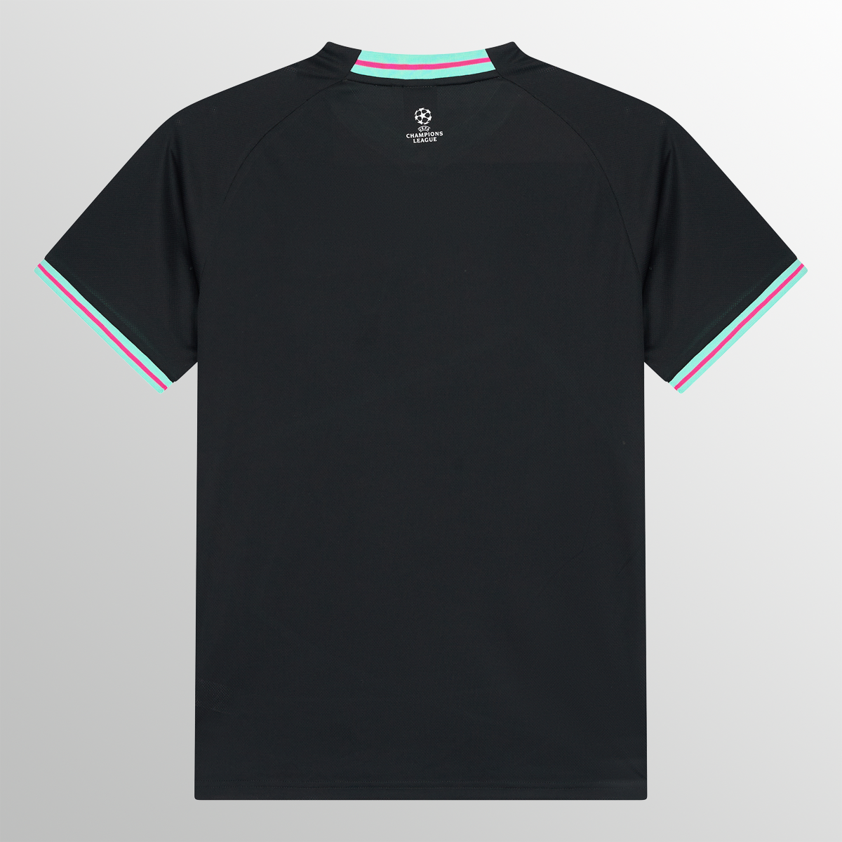 T-shirt de performance noire de la Ligue des champions de l&#39;UEFA