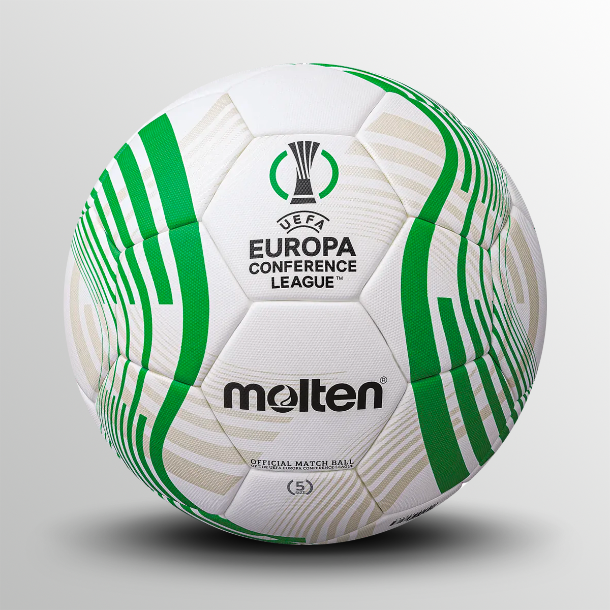 Calcio della partita ufficiale Molten della UEFA Europa Conference League 23/24