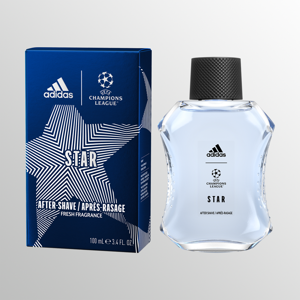 Adidas uefa &quot;Star Edition&quot; après-rasage 100ml