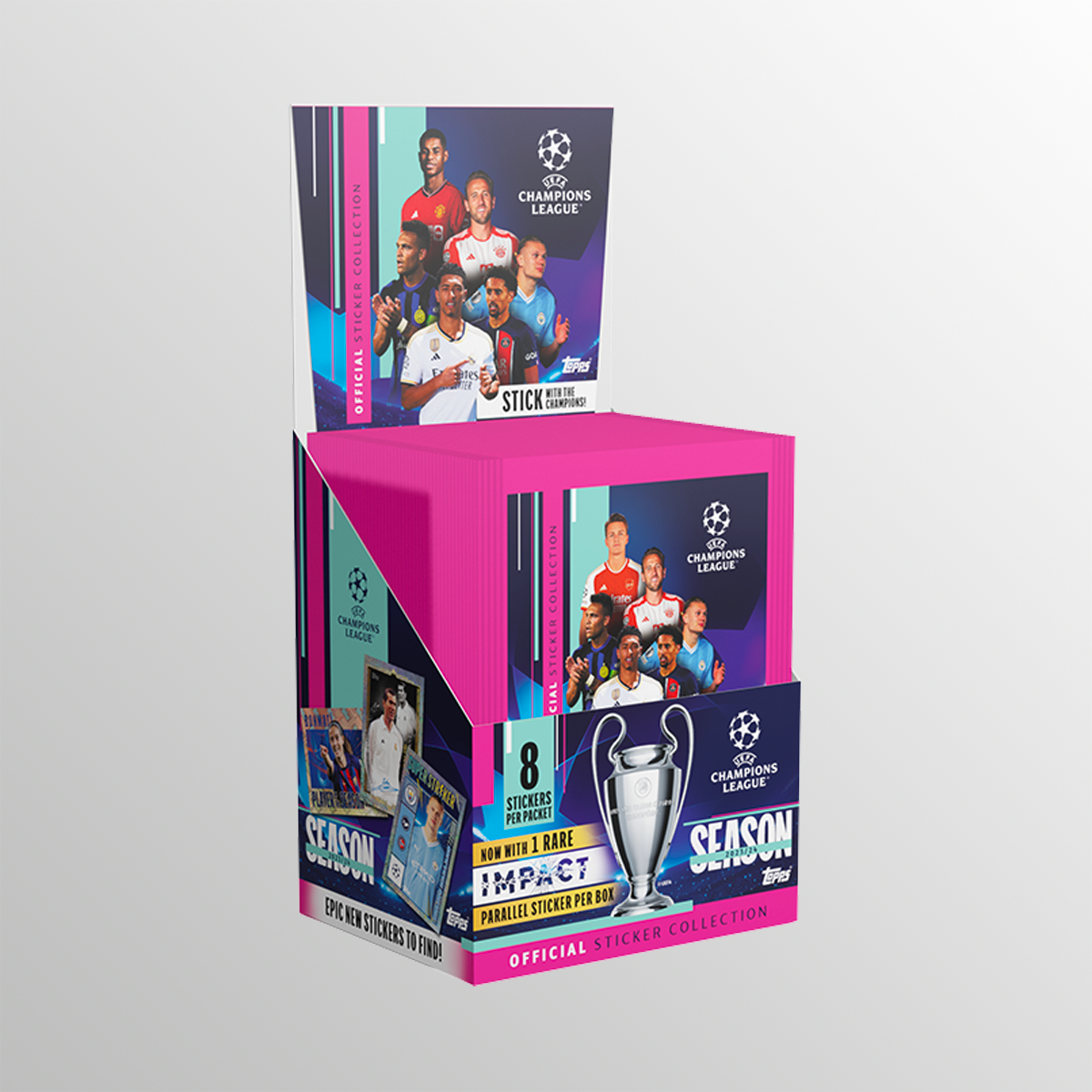 UEFA Champions League Stickers 23/24 - Full Box