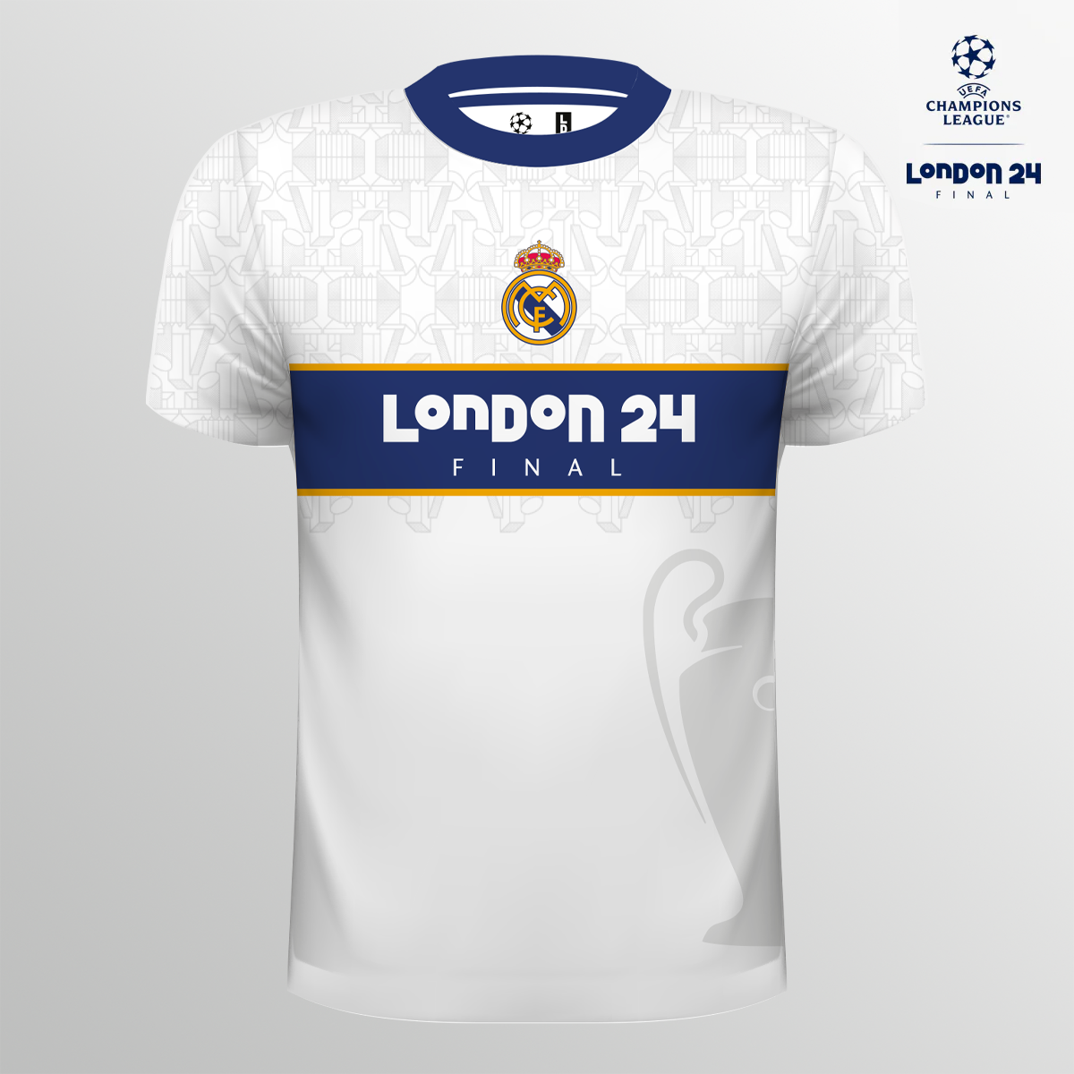 London 24 UCL Final Real Madrid Sublimated Replica T-shirt
