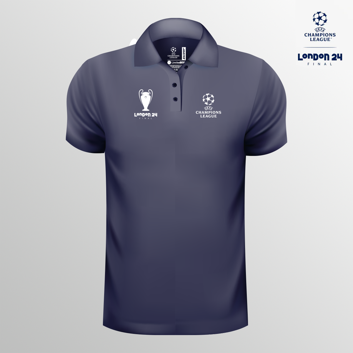 London 24 UCL Final Event Polo - Navy
