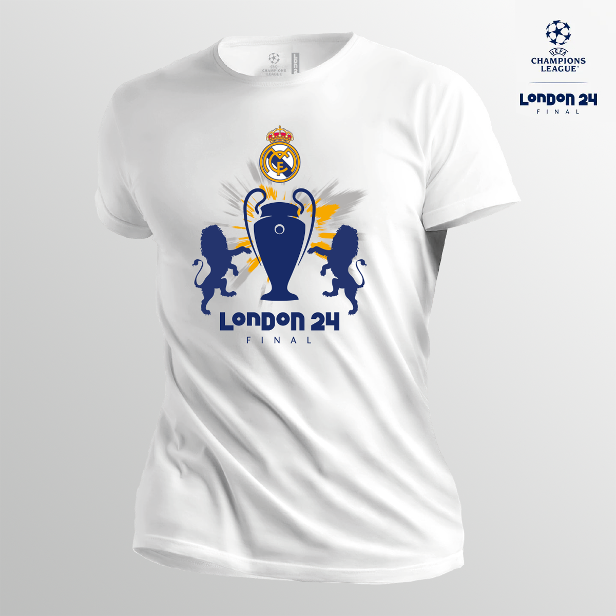 London 24 UCL Final Real Madrid T-shirt