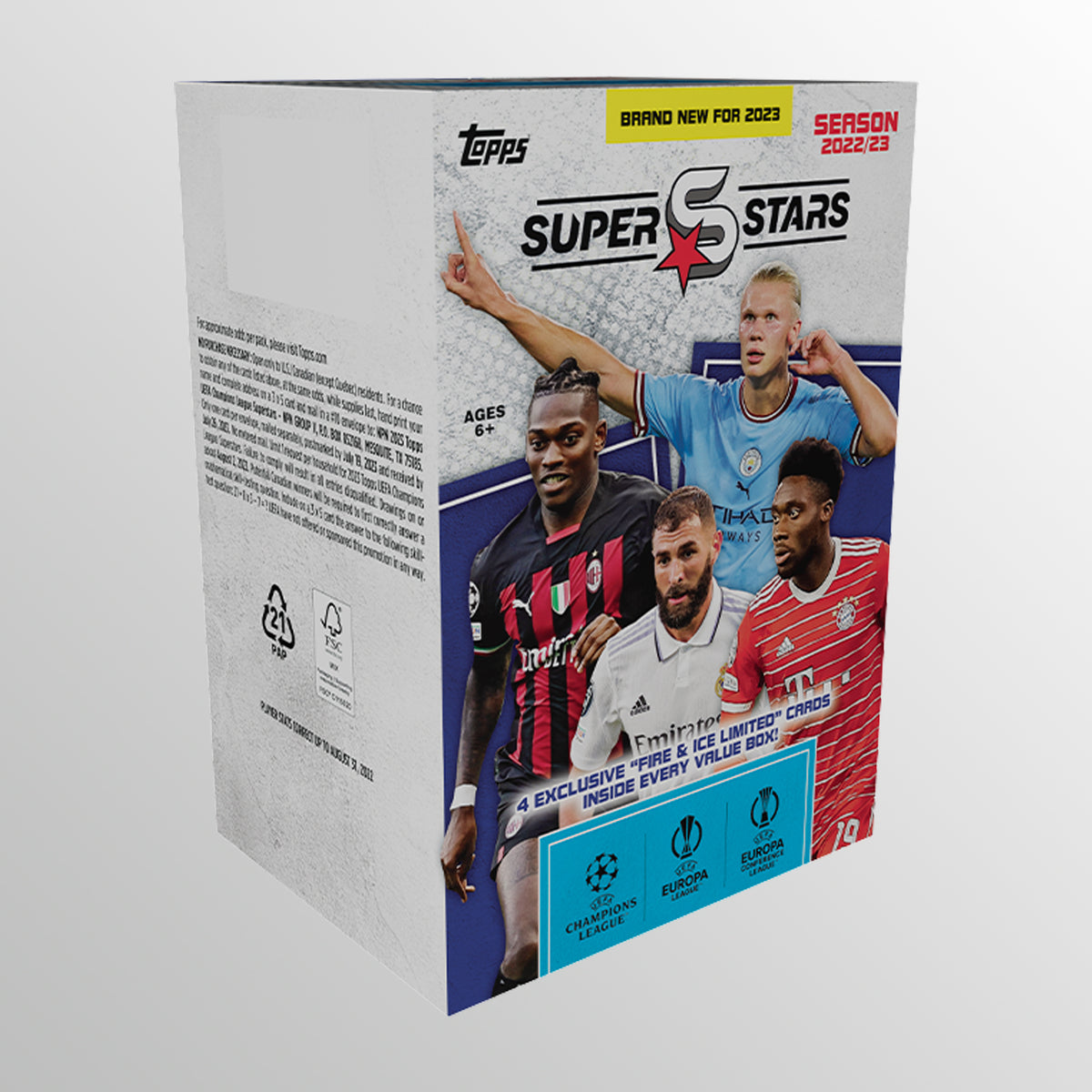 Superstars de football UEFA 22/23 - Boîte de valeur