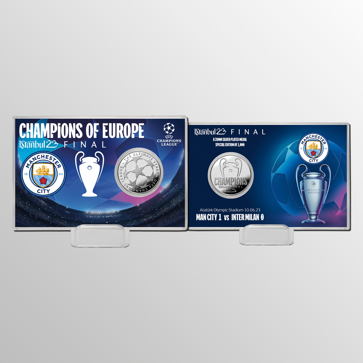 Moneta dei vincitori dell&#39;UCL 2023 - Manchester City
