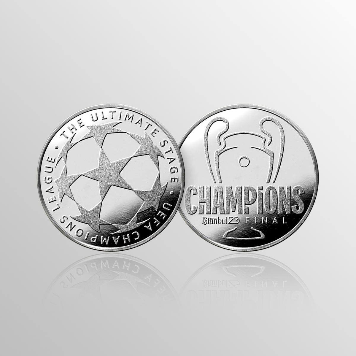 Moneta dei vincitori dell&#39;UCL 2023 - Manchester City