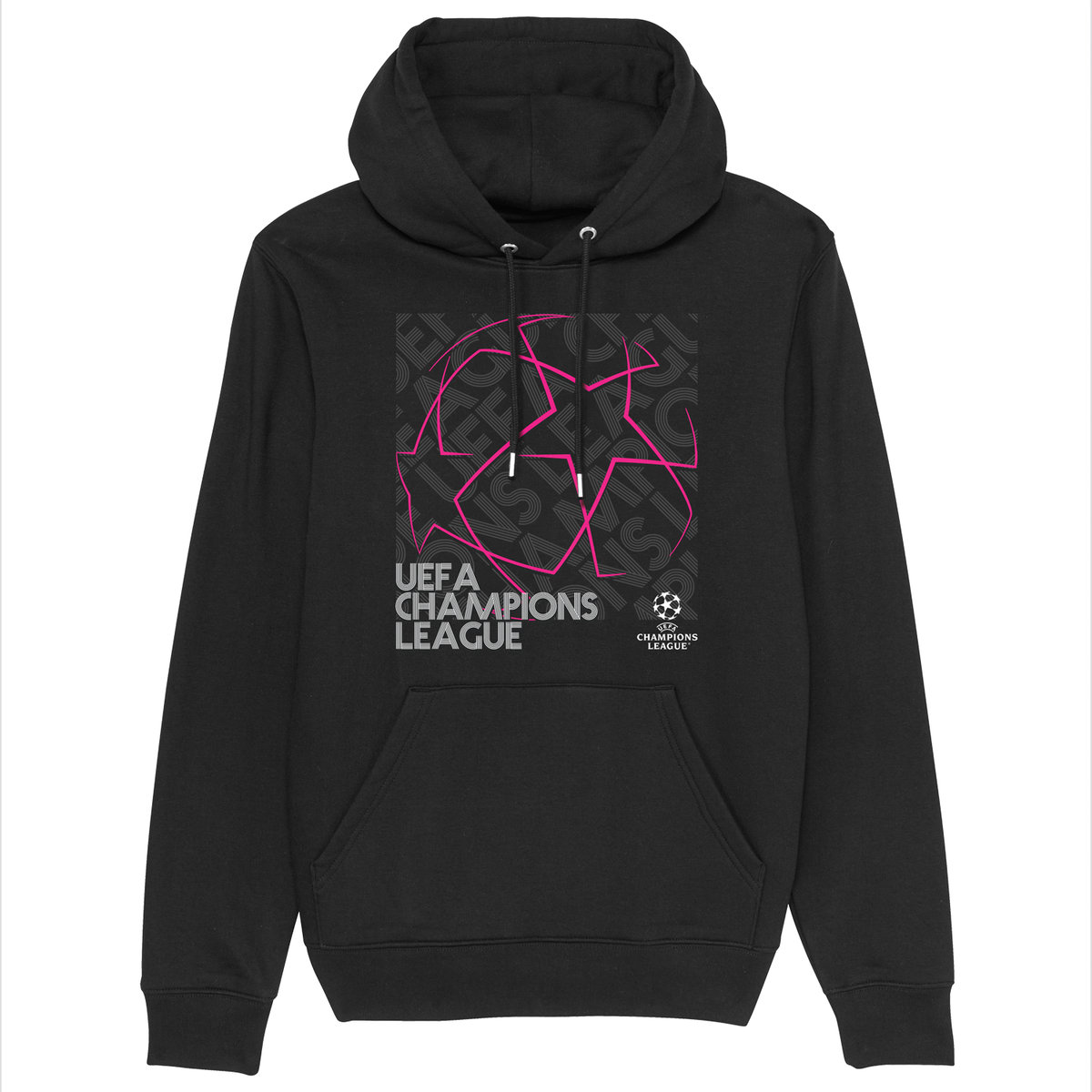 UEFA Champions League - Urban Starball Black Hoodie UEFA Club Competitions Online Store