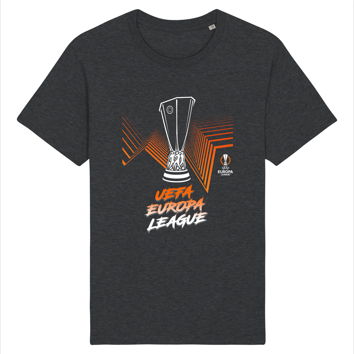 UEFA Europa League - Energy Wave Trophy Dark Grey T-Shirt UEFA Club Competitions Online Store