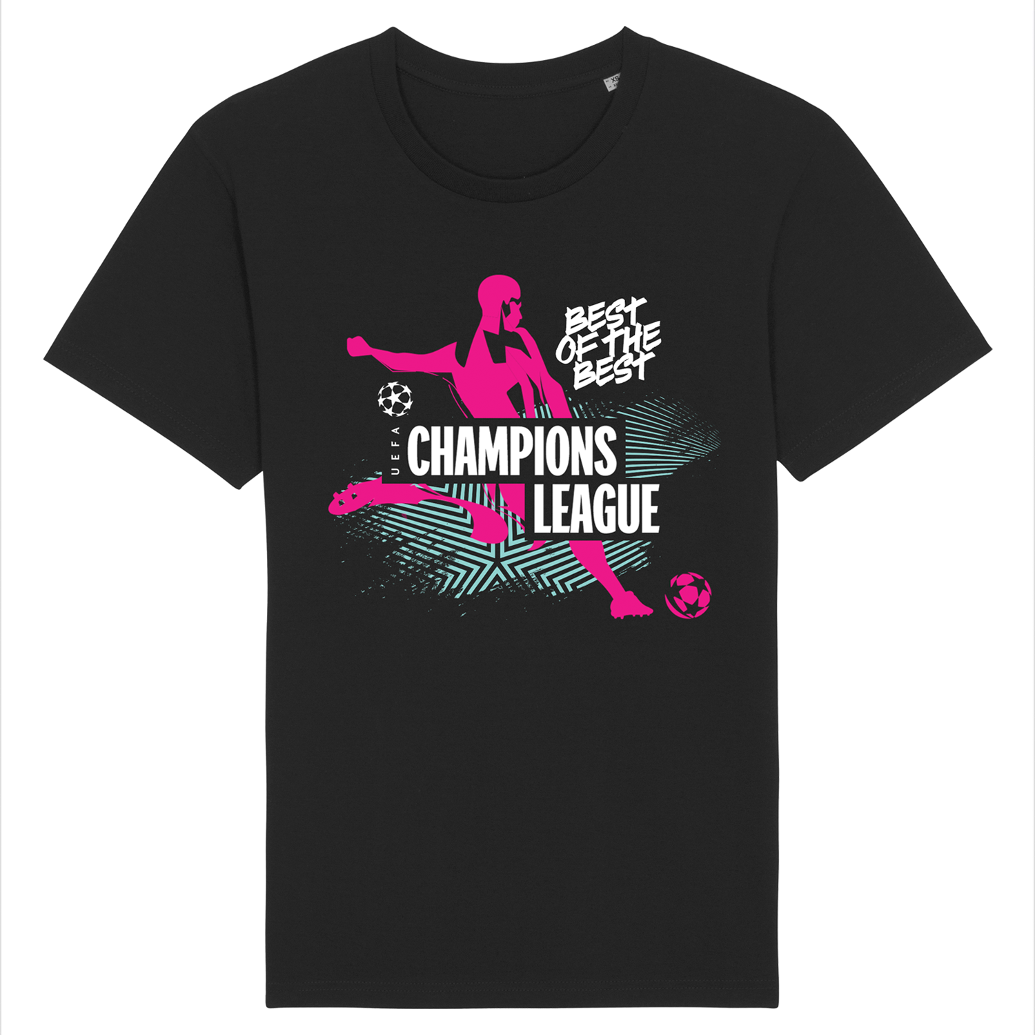 UEFA Champions League - Urban Best Of The Best Black T-Shirt UEFA Club Competitions Online Store