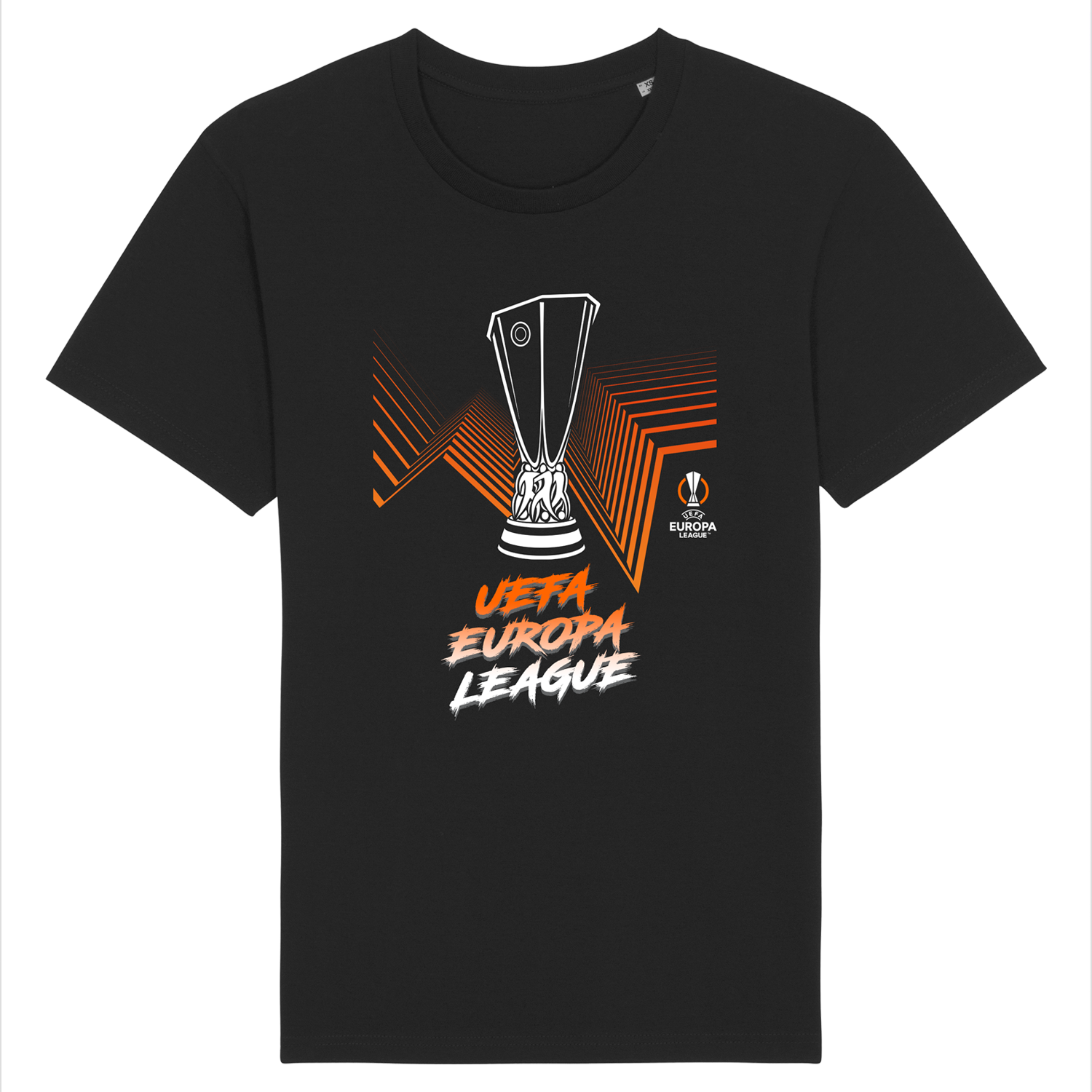 UEFA Europa League - Energy Wave Trophy Black T-Shirt UEFA Club Competitions Online Store