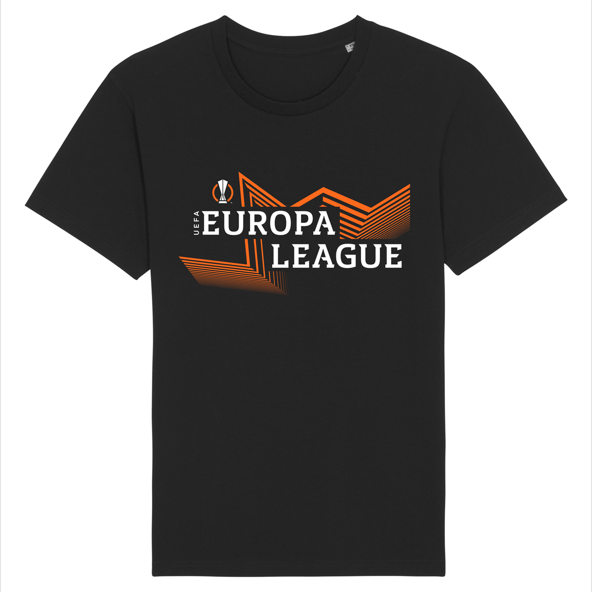 UEFA Europa League - Euro Energy Wave Black T-Shirt UEFA Club Competitions Online Store
