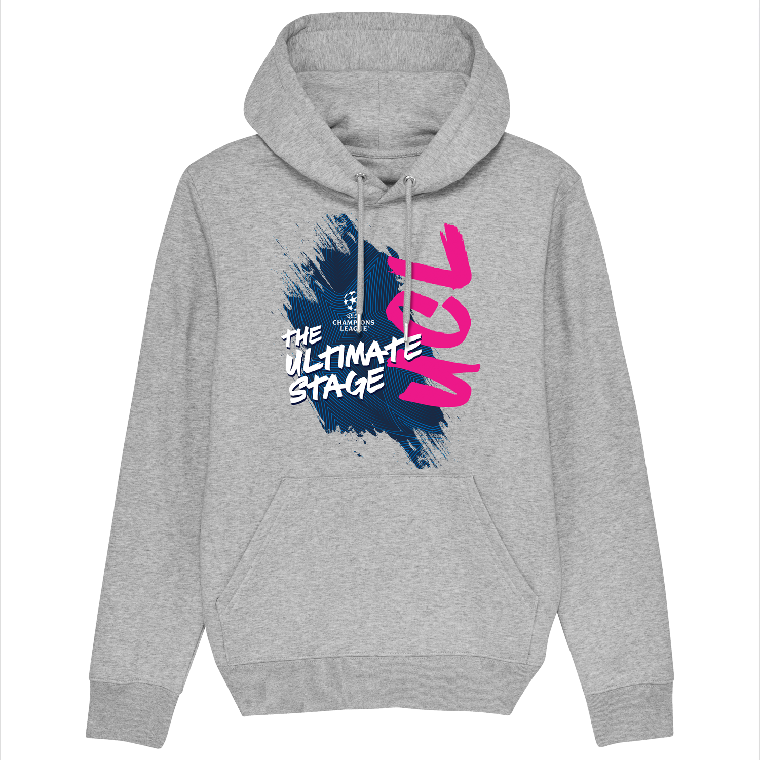 UEFA Champions League - Ultimate Grunge Grey Hoodie UEFA Club Competitions Online Store
