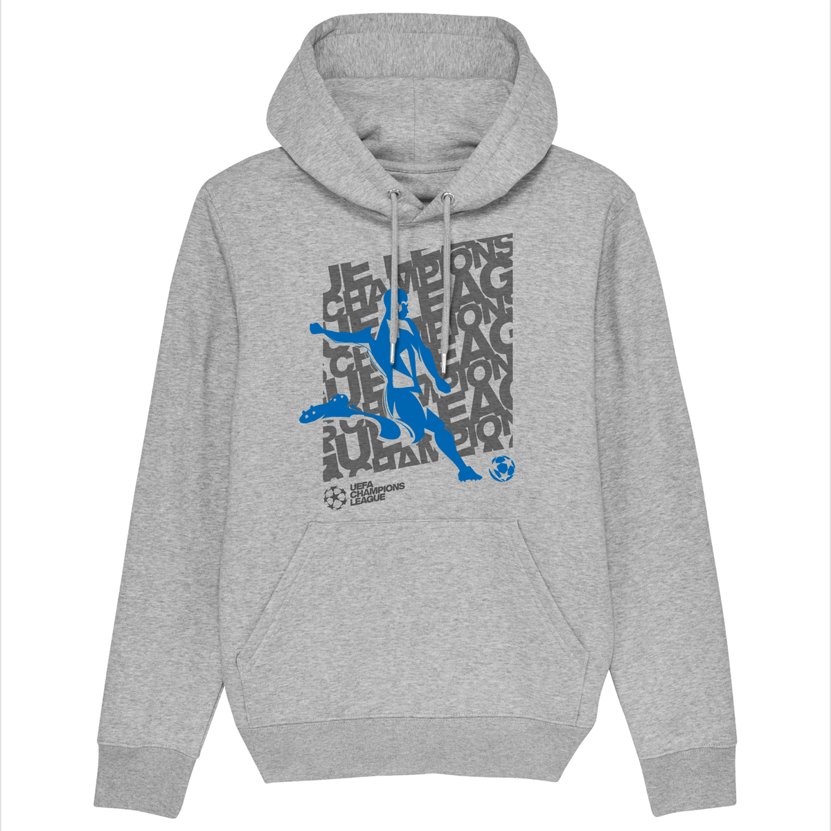UEFA Champions League - Urban Player Grey Hoodie UEFA Club Competitions Online Store