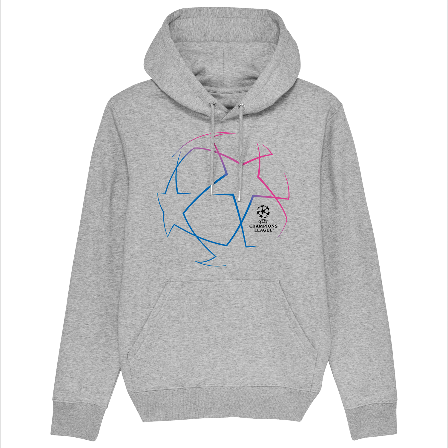 UEFA Champions League - Starball Grey Hoodie UEFA Club Competitions Online Store