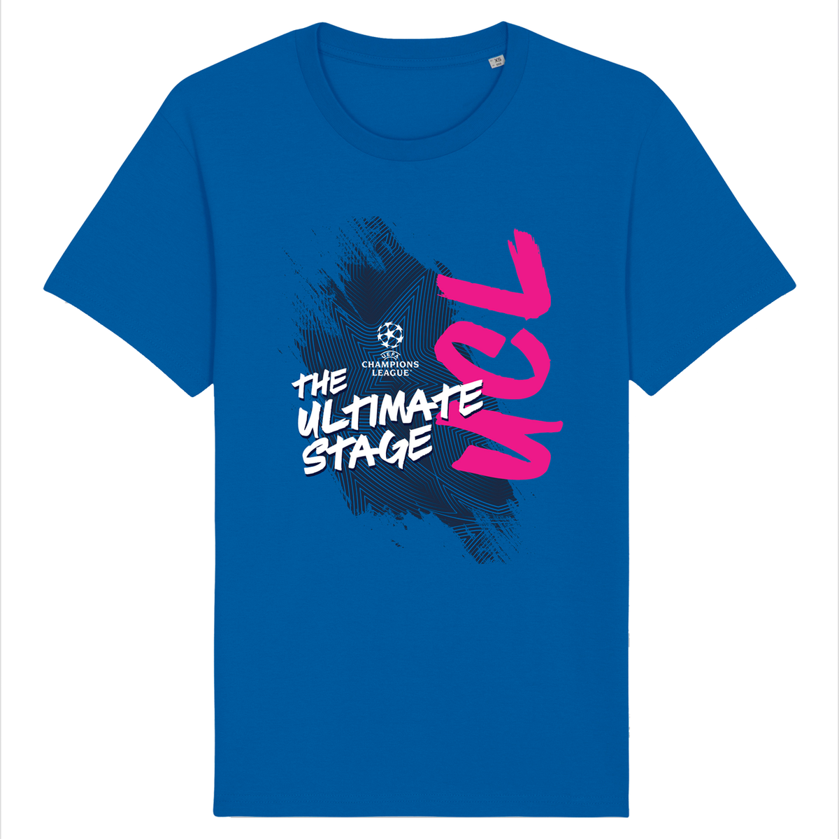 UEFA Champions League - Ultimate Grunge Blue T-Shirt UEFA Club Competitions Online Store