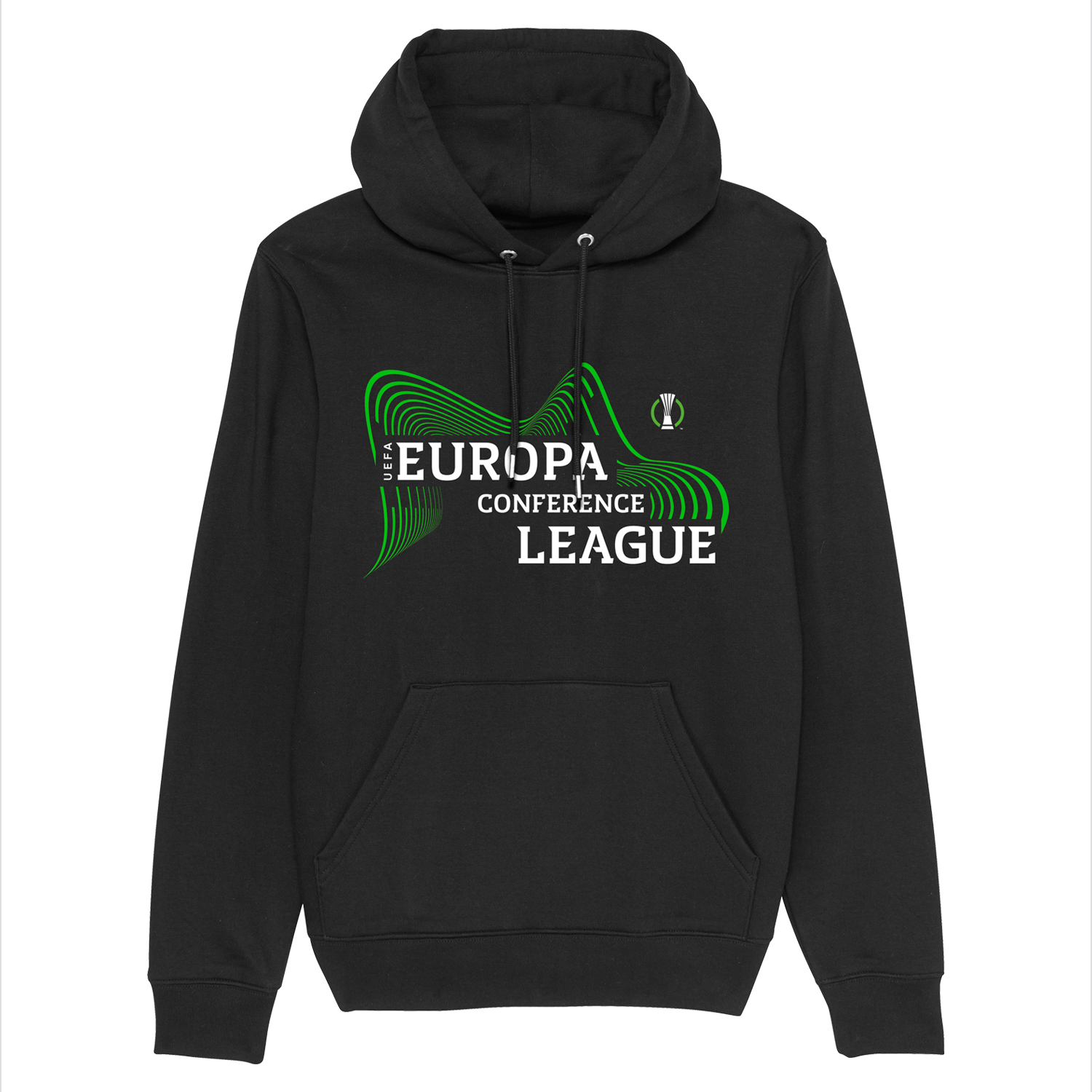 UEFA Europa Conference League - Energy Wave Black Hoodie UEFA Club Competitions Online Store