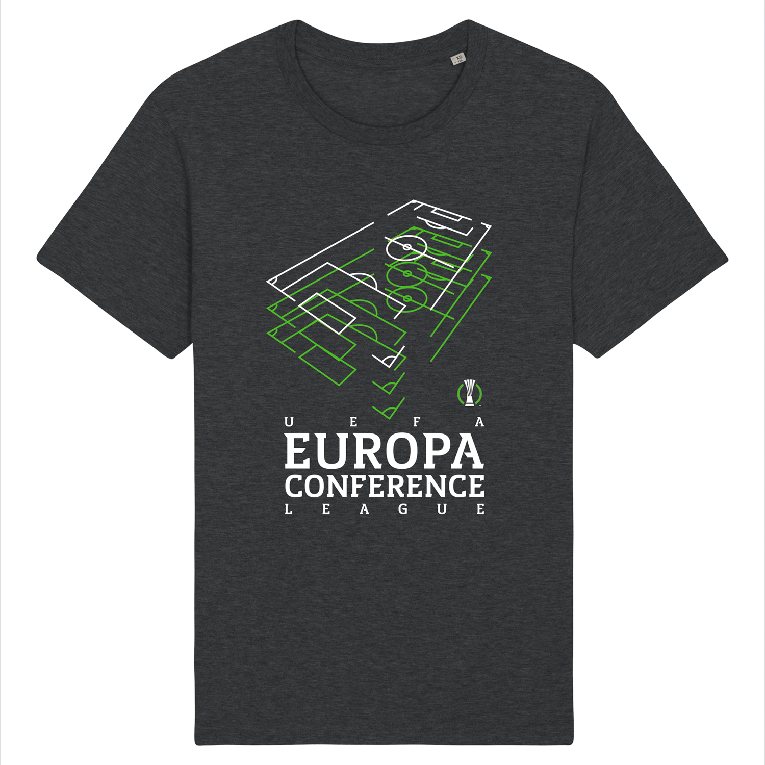 UEFA Europa Conference League - Pitch Dark Grey T-Shirt UEFA Club Competitions Online Store