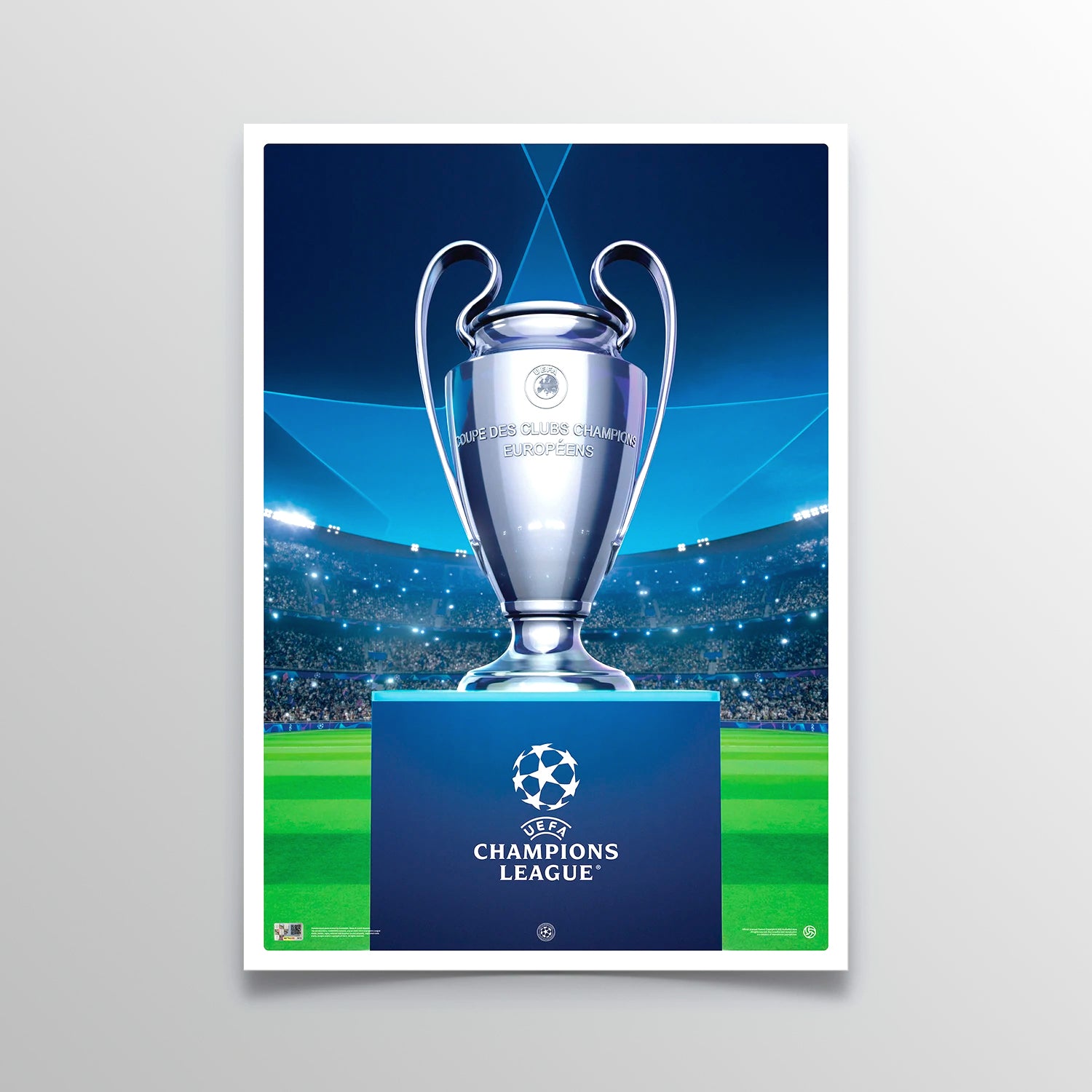 UEFA Champions League - Iconic Trophy Poster UEFA Club Competitions Online Store