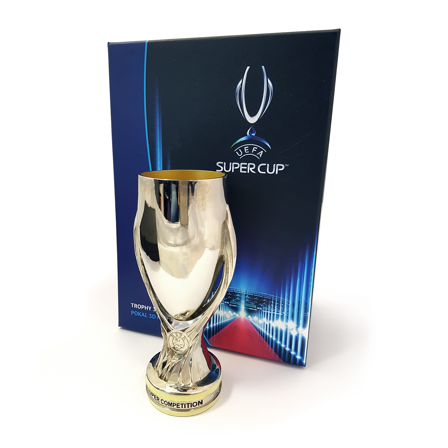 UEFA Super Cup 150mm 3D Replica Trophy UEFA Club Competitions Online Store