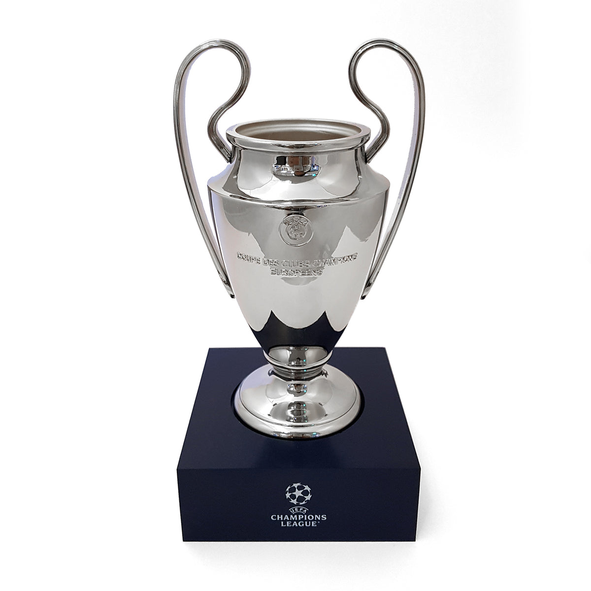 UEFA CHAMPIONS LEAGUE EUROPEAN CUP 3D TROPHY BOXED CHELSEA LIVERPOOL AC  MILA PSG
