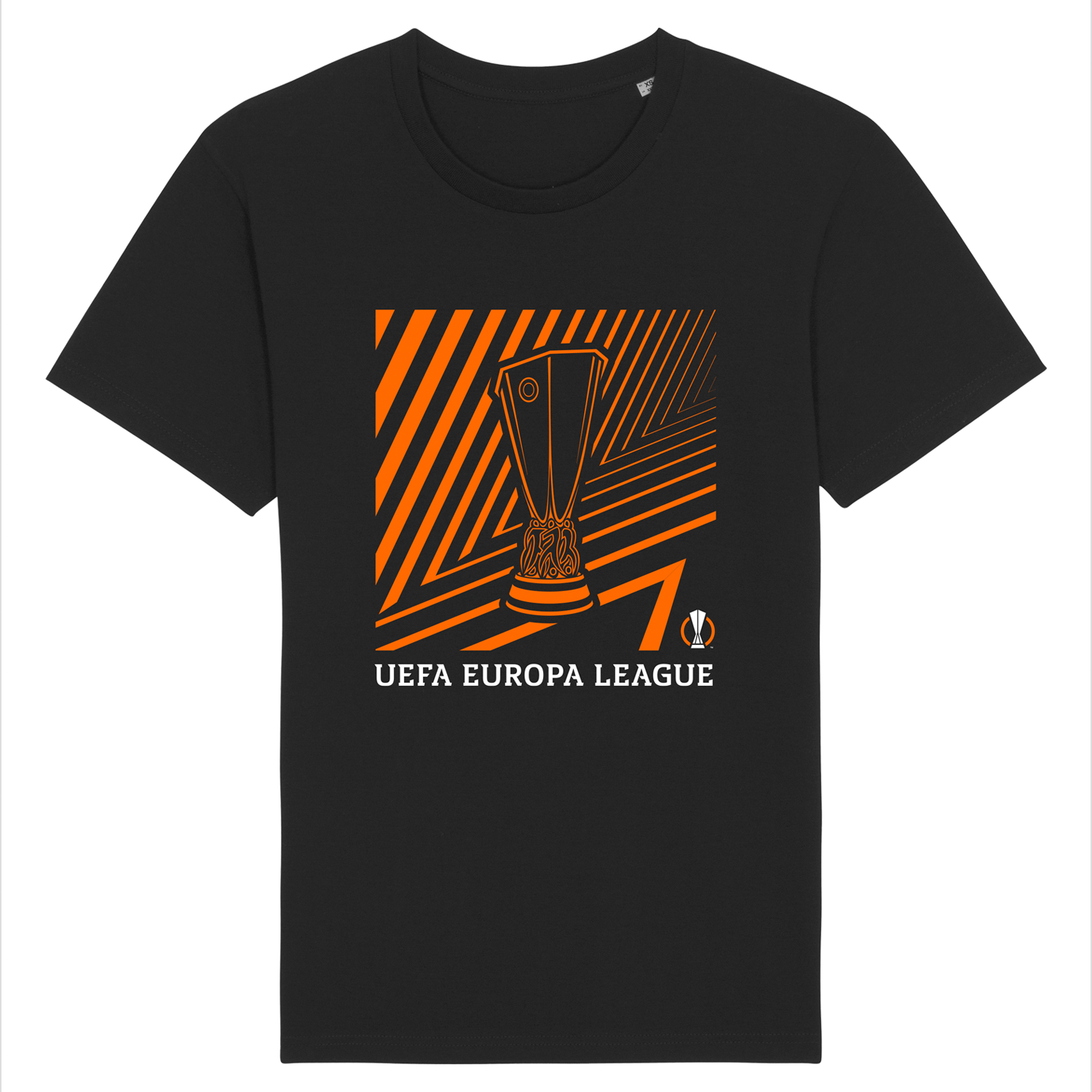 UEFA Europa League - Trophy Dazzle Black T-Shirt UEFA Club Competitions Online Store