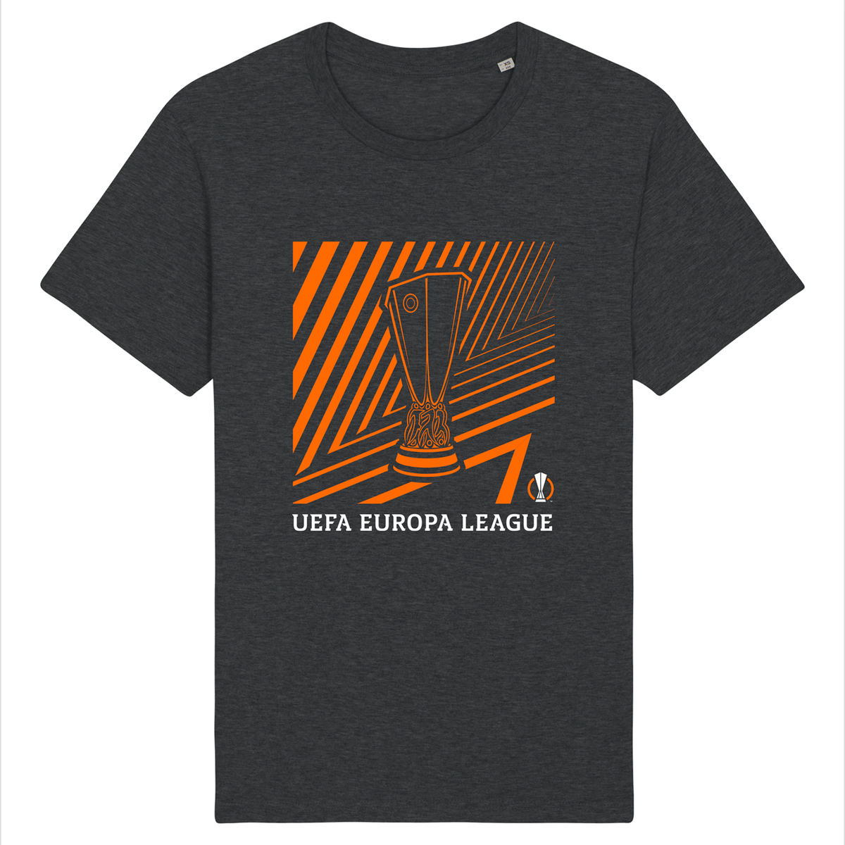 UEFA Europa League - Trophy Dazzle Dark Grey T-Shirt UEFA Club Competitions Online Store