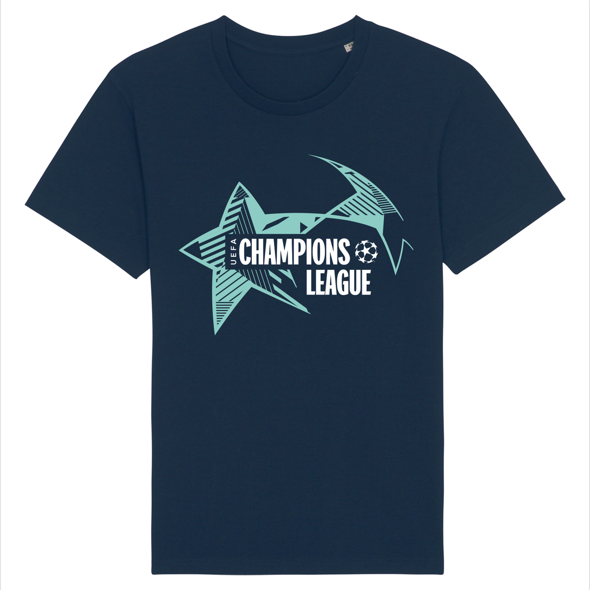 UEFA Champions League - Star Dazzle Navy T-Shirt UEFA Club Competitions Online Store