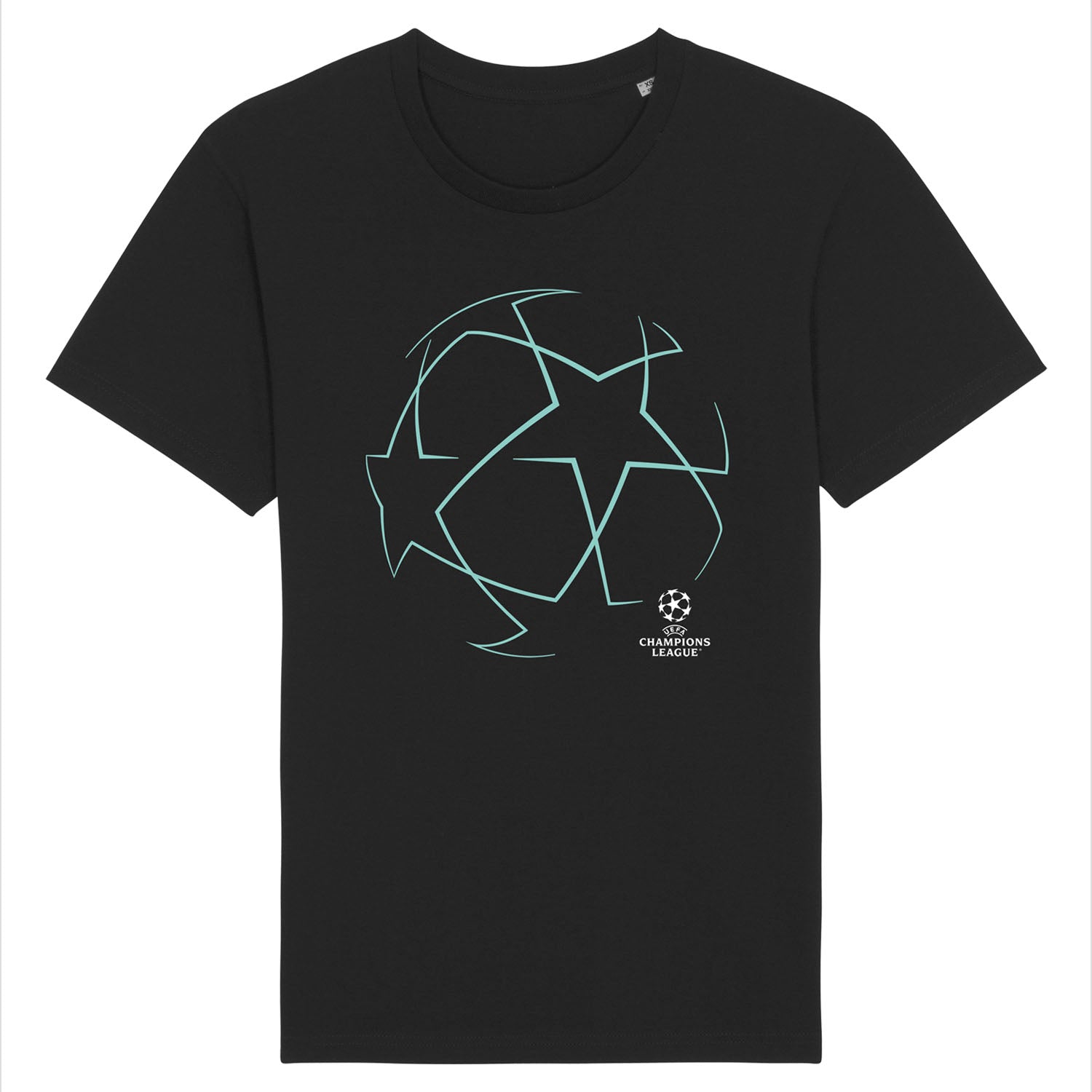 UEFA Champions League - Starball Black T-Shirt UEFA Club Competitions Online Store
