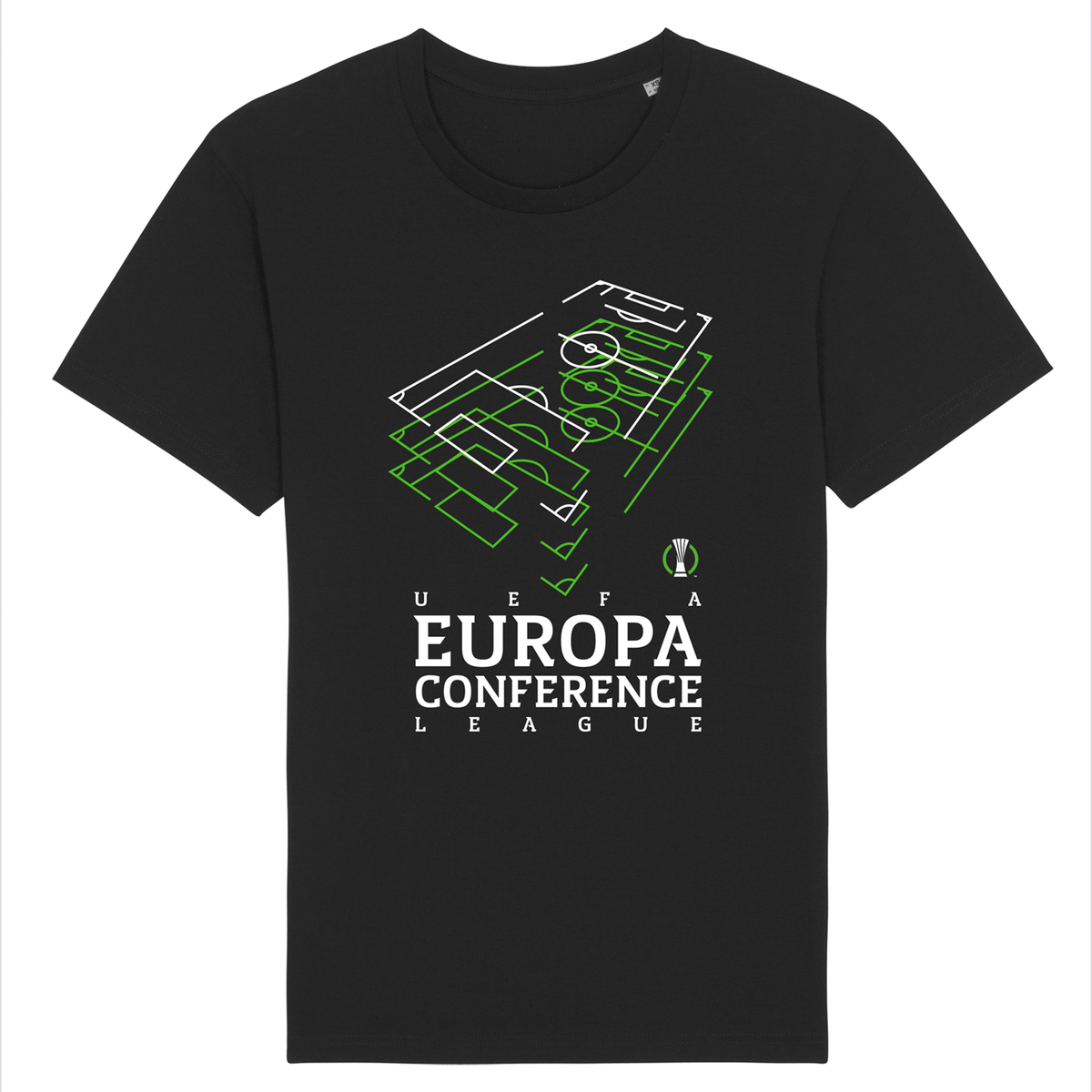 UEFA Europa Conference League - Pitch Black T-Shirt UEFA Club Competitions Online Store