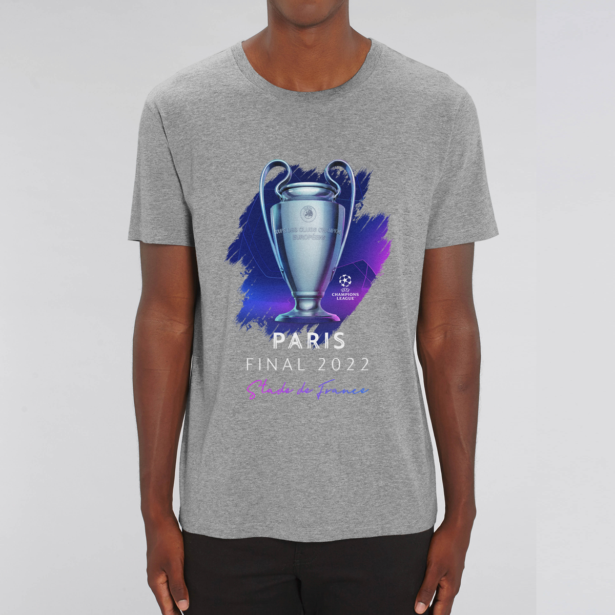 UCL Final 2022 Trophy T-Shirt UEFA Club Competitions Online Store