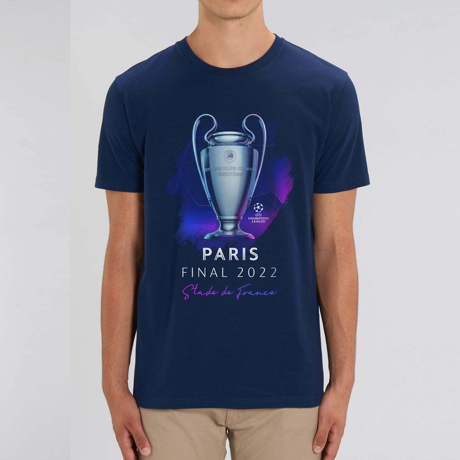 UCL Final 2022 Trophy T-Shirt UEFA Club Competitions Online Store