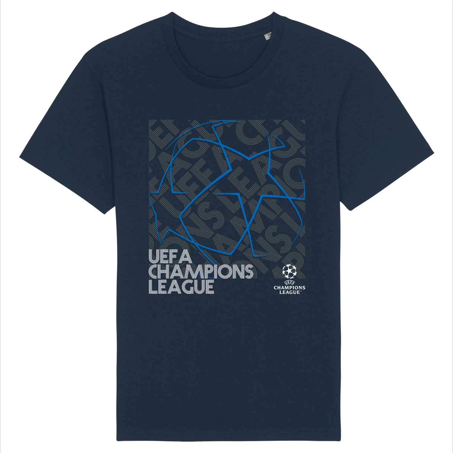 UEFA Champions League - Urban Starball Navy T-Shirt UEFA Club Competitions Online Store