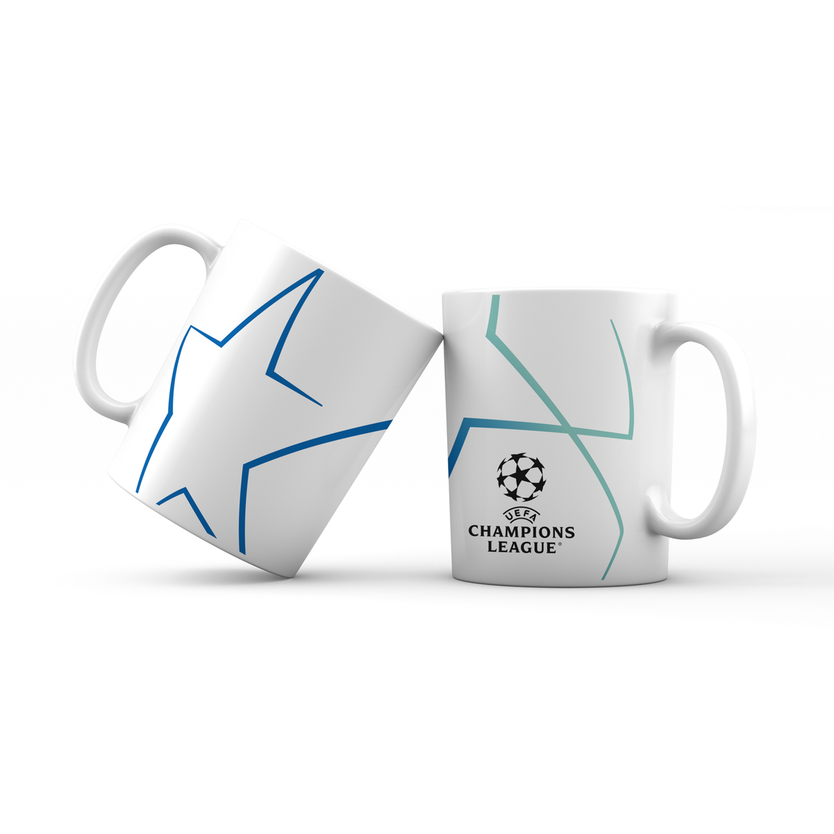 UEFA Champions League Blue/Green Starball Mug UEFA Club Competitions Online Store
