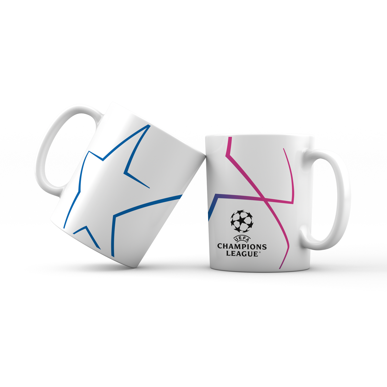 UEFA Champions League Blue/Pink Starball Mug UEFA Club Competitions Online Store