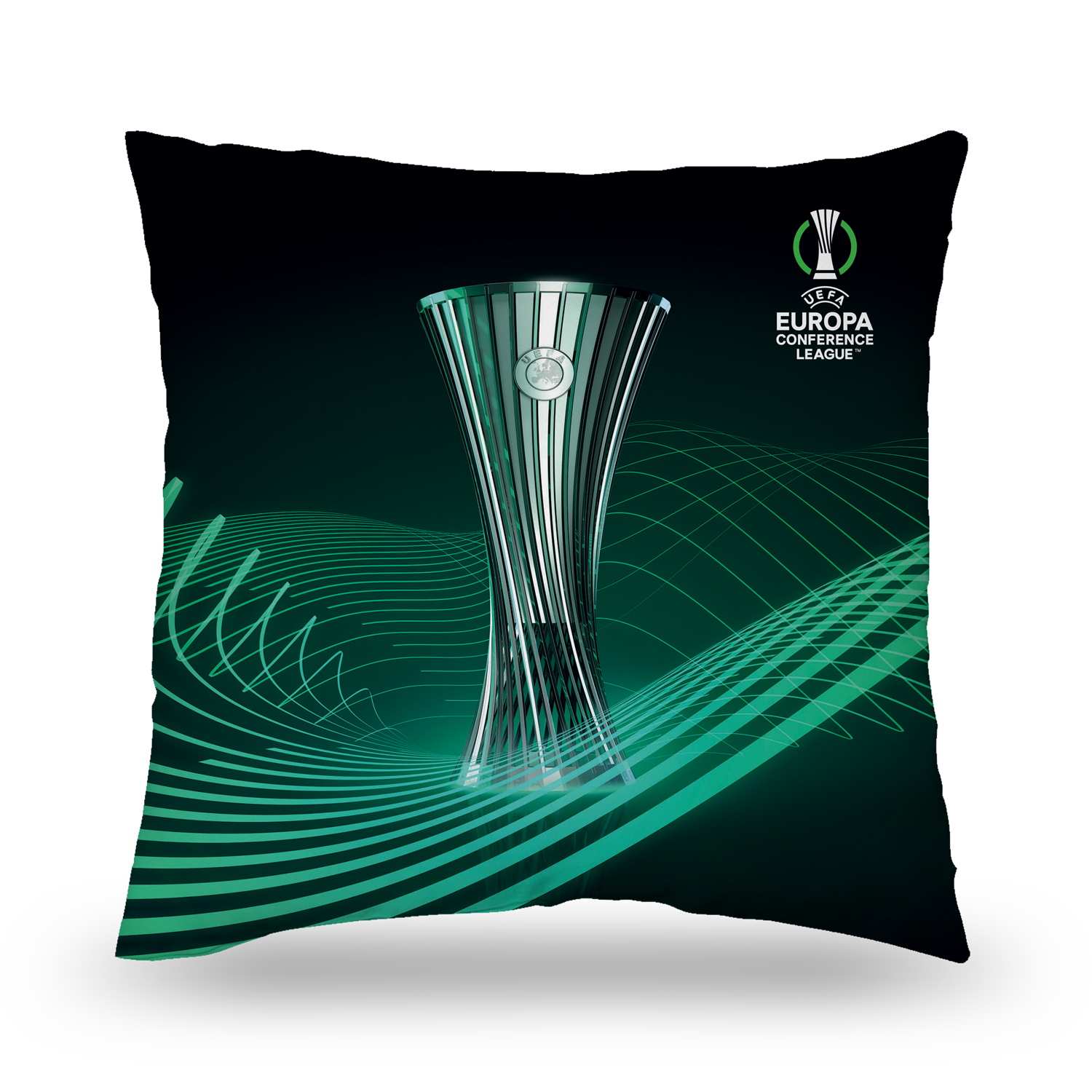 UEFA Europa Conference League Trophy Cushion UEFA Club Competitions Online Store
