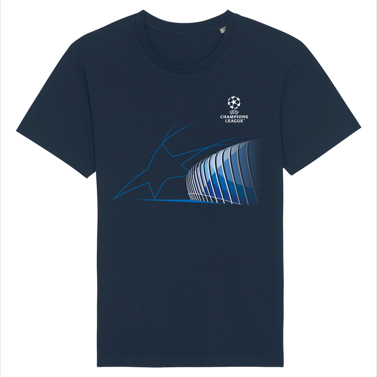 UEFA Champions League - Stadium Navy T-Shirt UEFA Club Competitions Online Store