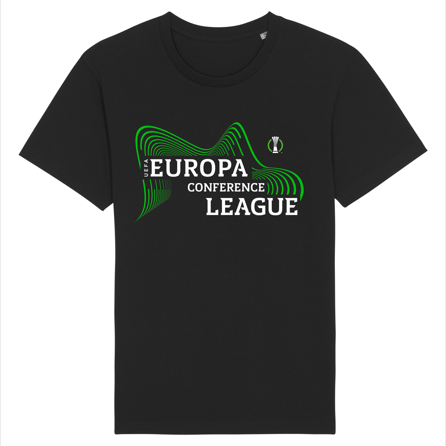 UEFA Europa Conference League - Energy Wave Black T-Shirt UEFA Club Competitions Online Store
