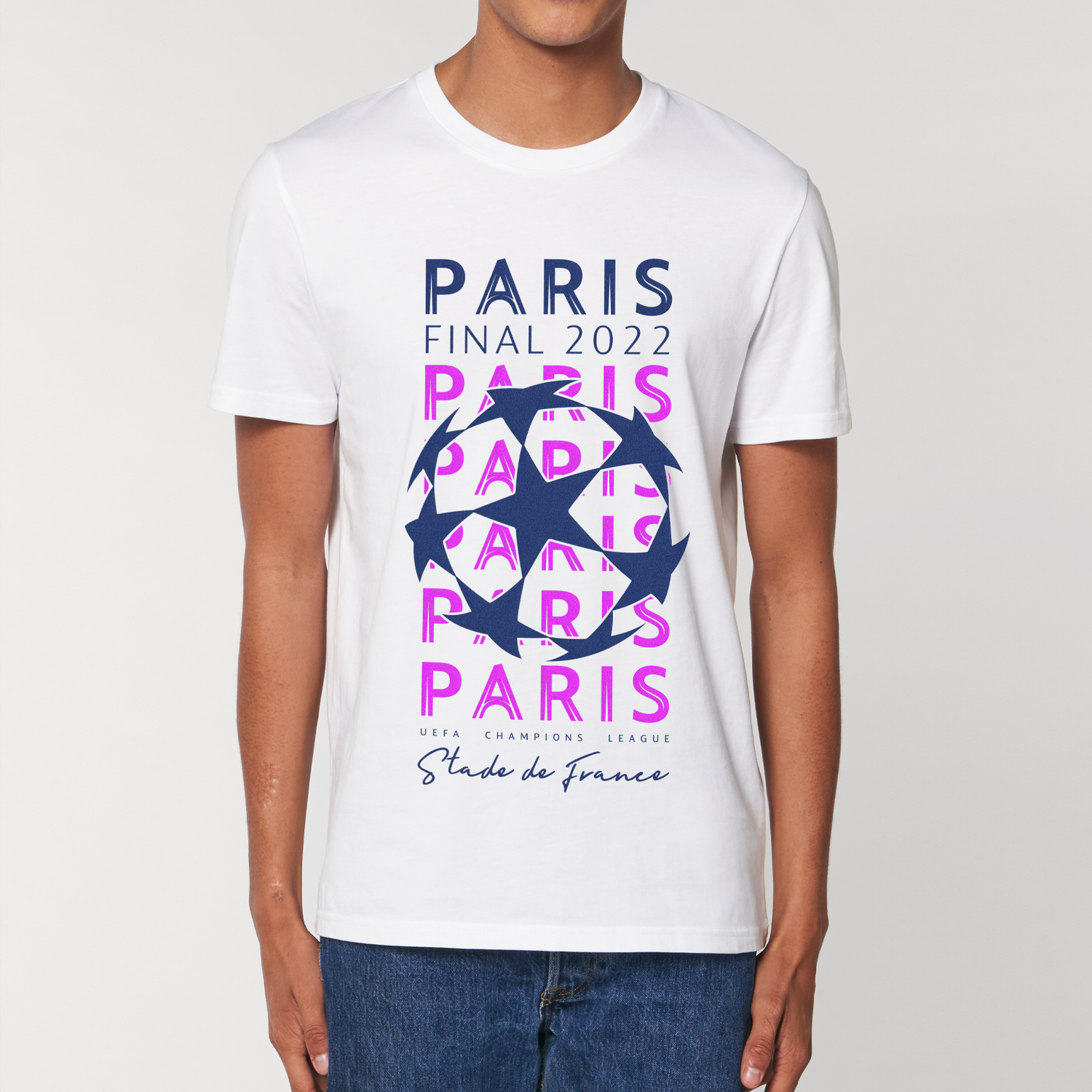 UCL Final 2022 Paris Starball T-Shirt UEFA Club Competitions Online Store
