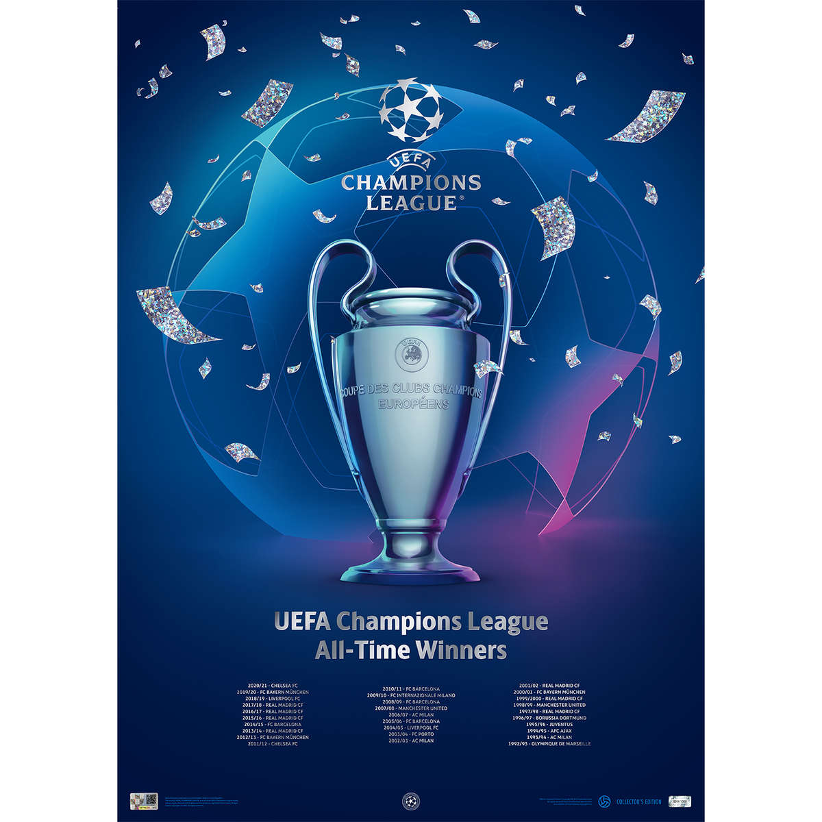 UEFA Champions League Posters UEFA Club Competitions Online Store
