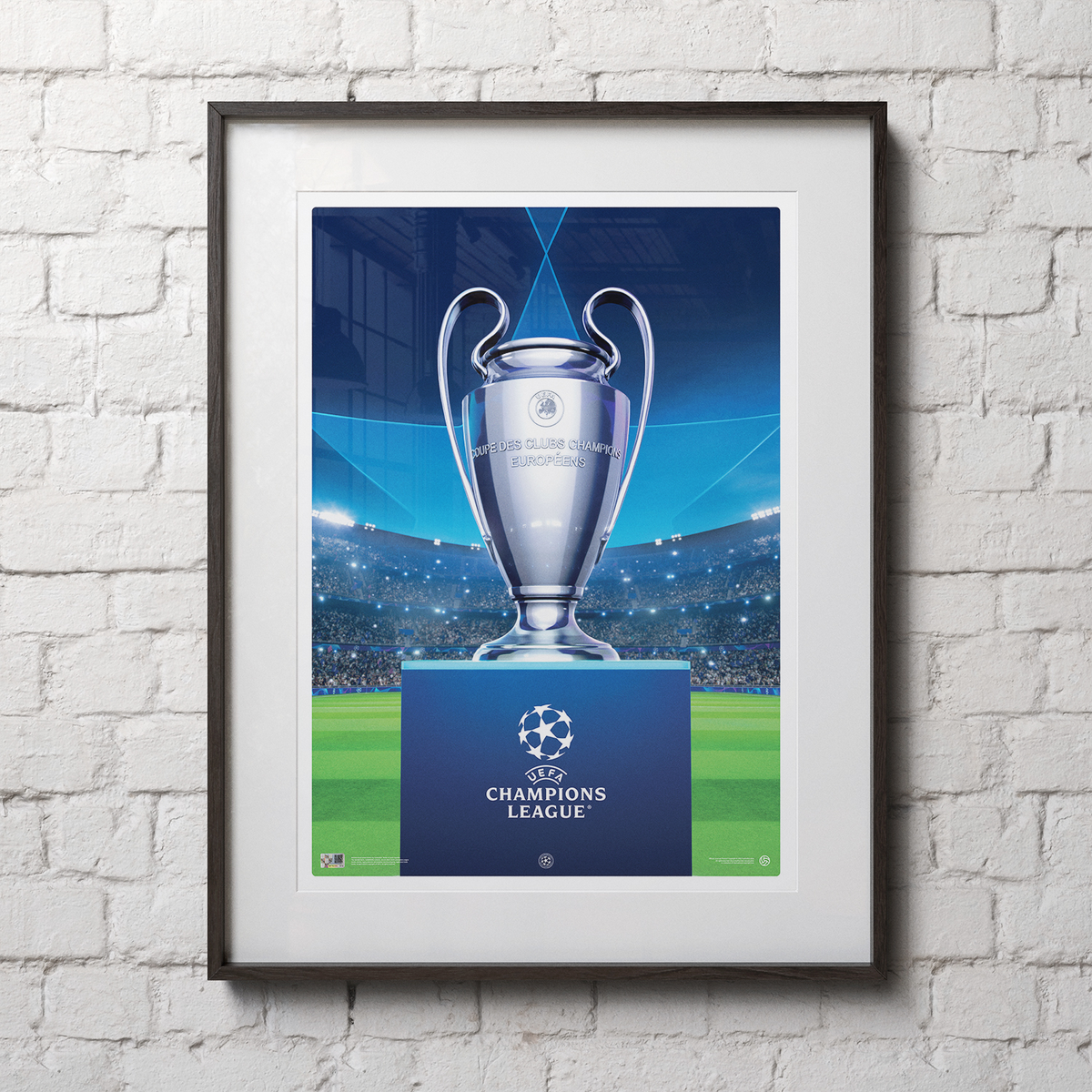 UEFA Champions League - Iconic Trophy Poster UEFA Club Competitions Online Store