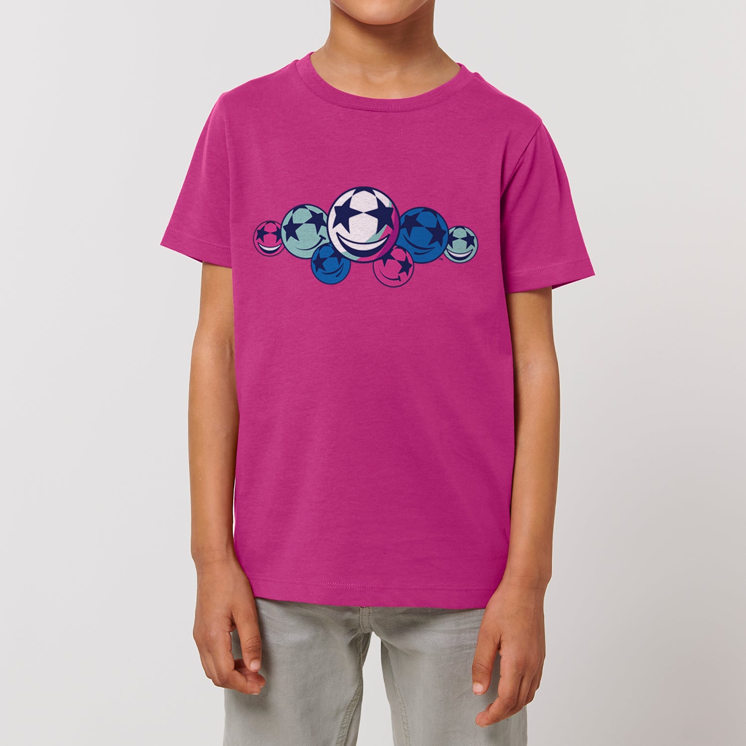 UCL Smiling Starball Kids T-Shirt - Orchid Flower UEFA Club Competitions Online Store