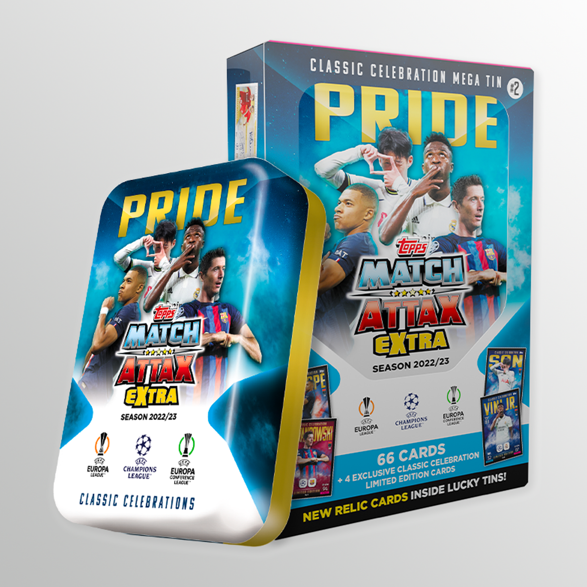 Match Attax Extra 2023 - Mega Tin - Pride UEFA Club Competitions Online Store
