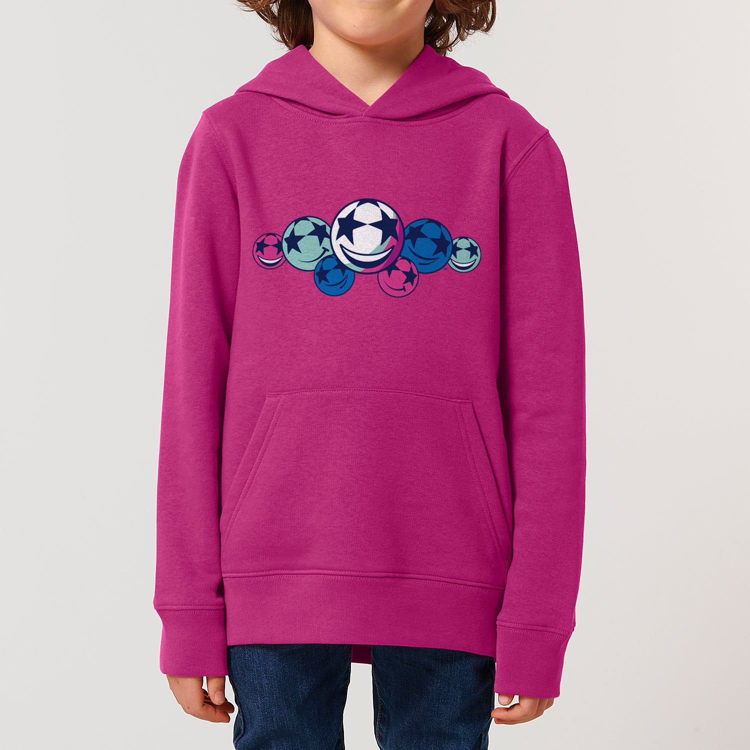UCL Smiling Starball Kids Hoodie - Orchid Flower UEFA Club Competitions Online Store