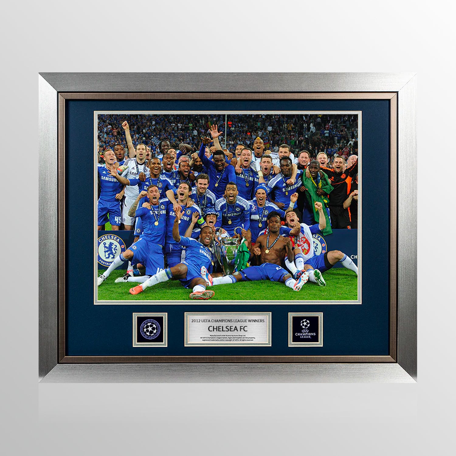 UNSIGNED Chelsea Official UEFA Champions League Framed Photo: 2012 Winners UEFA Club Competitions Online Store